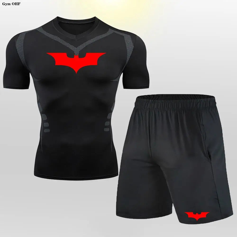 Ensemble Short et T-Shirt de Compression Batman