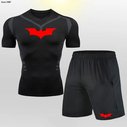 Ensemble Short et T-Shirt de Compression Batman