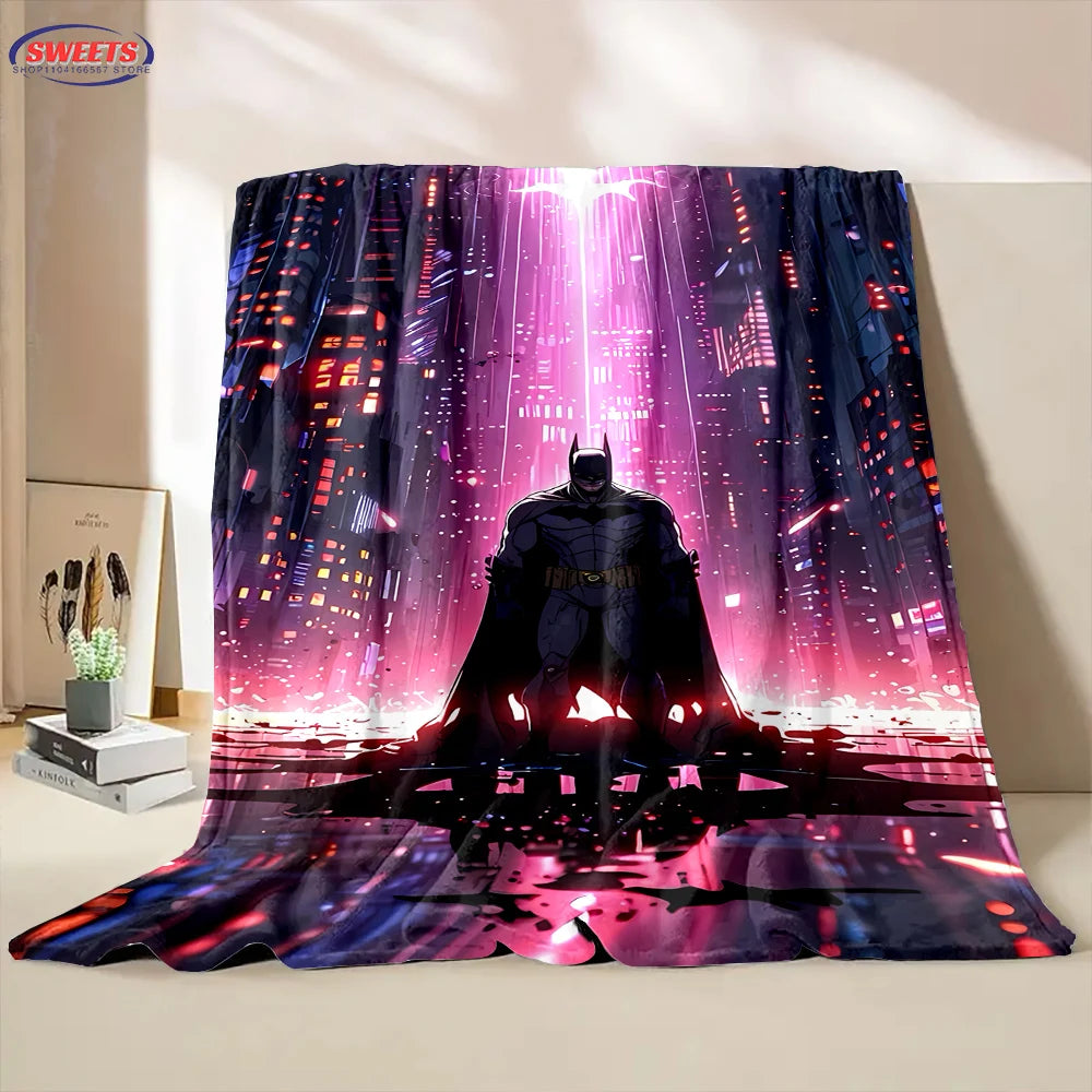 Couverture Plaid Batman Douce Flanelle