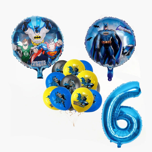 Ballon Batman Chiffre 6