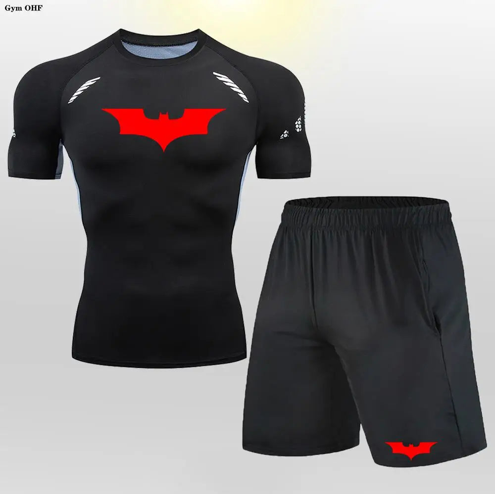 Ensemble Short et T-Shirt de Compression Batman