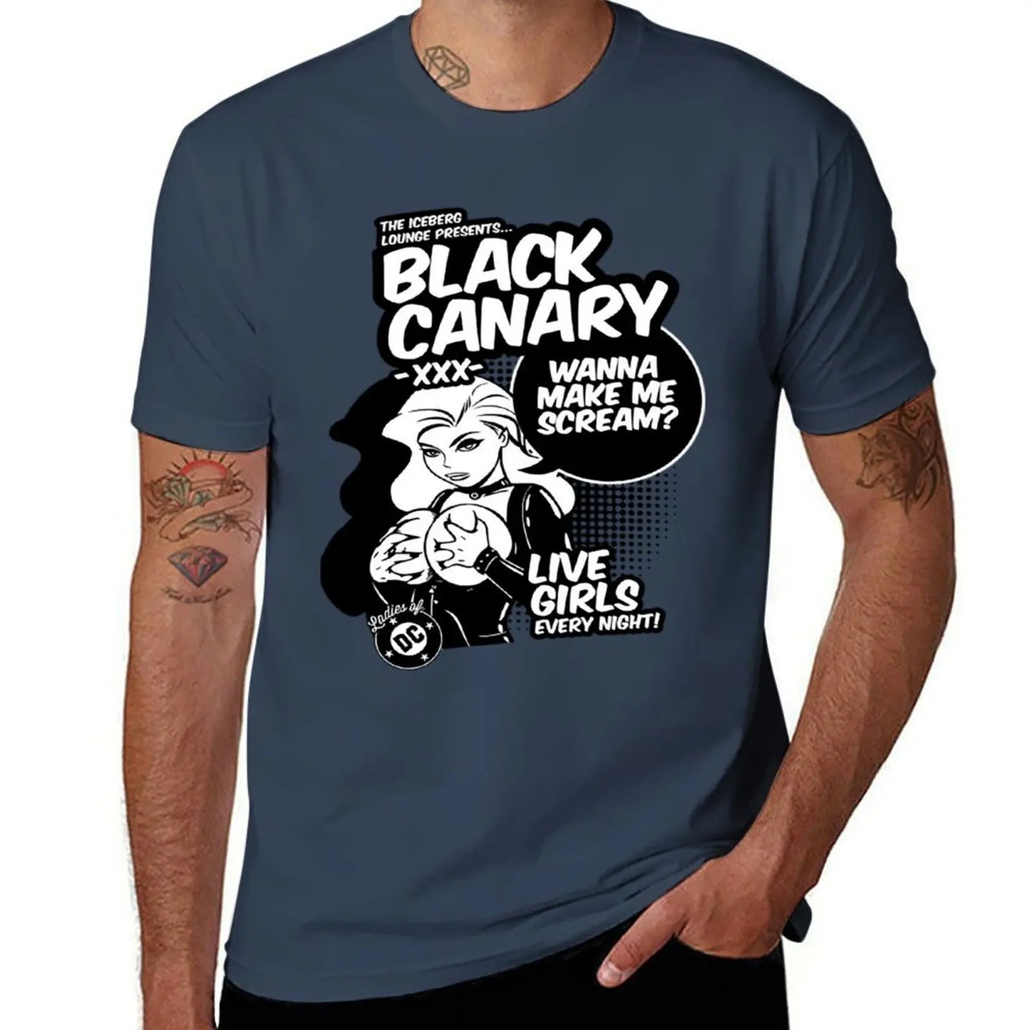 Camiseta vintage de Black Canary