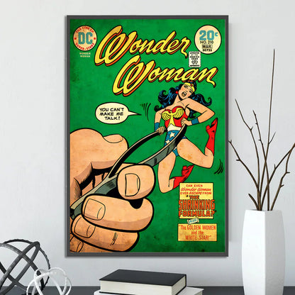Póster de Batman estilo retro vintage