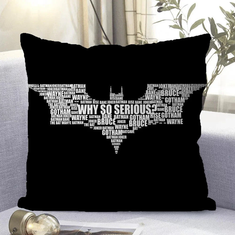 Housse de Coussin  de Salon Batman