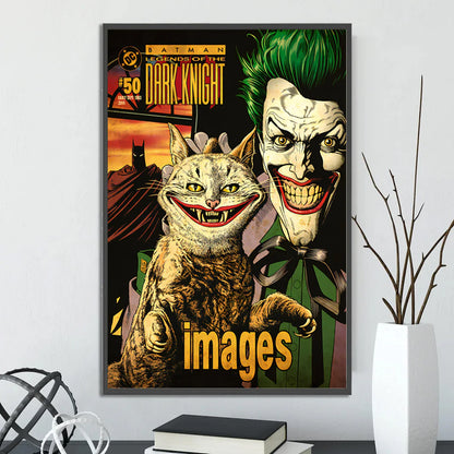 Póster de Batman estilo retro vintage