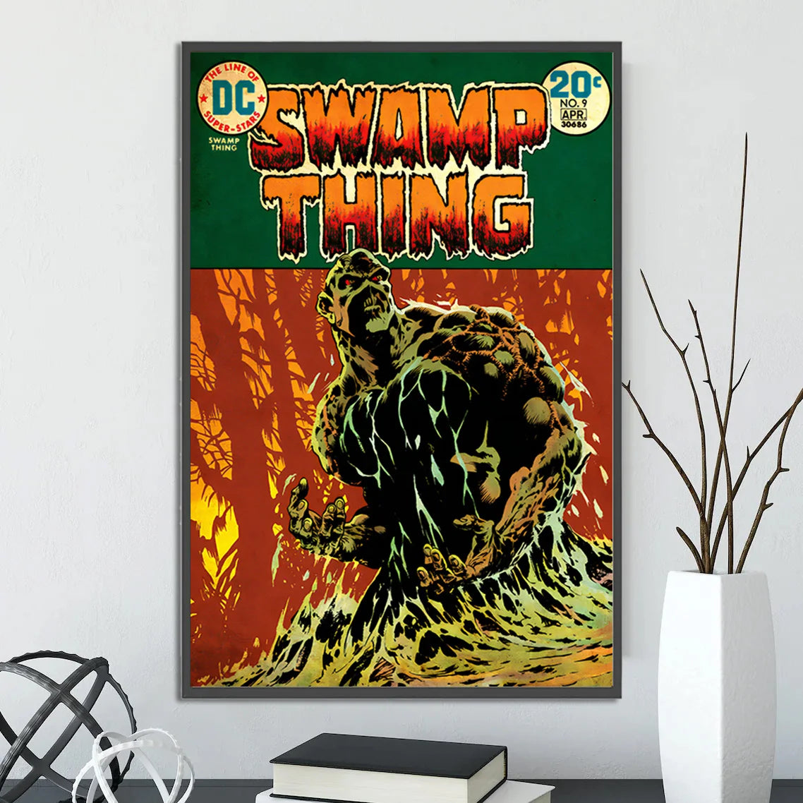 Póster de Batman estilo retro vintage