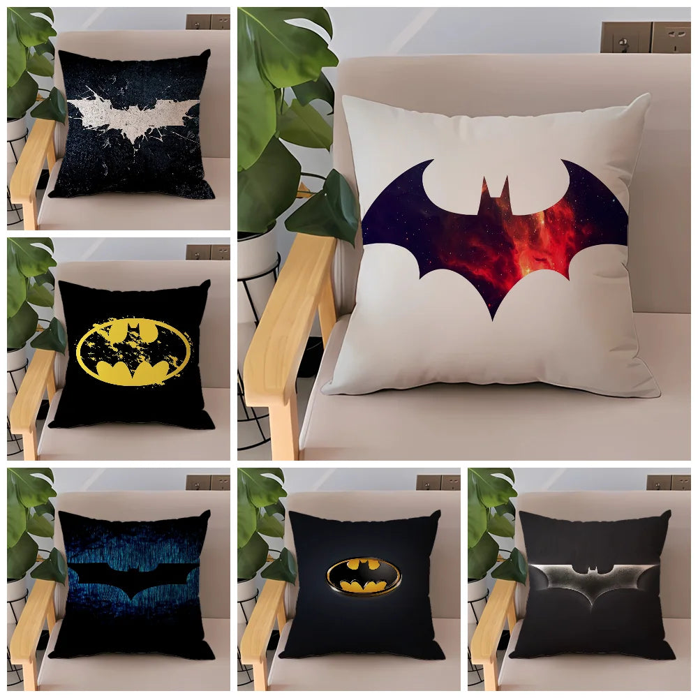 Housse de Coussin de Décoration Batman