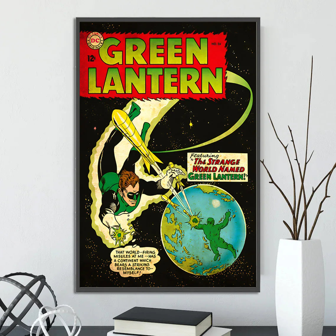 Póster de Batman estilo retro vintage
