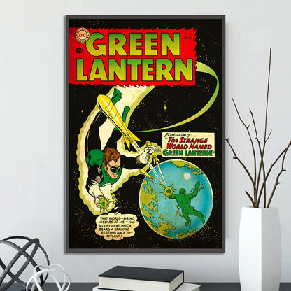 Póster de Batman estilo retro vintage