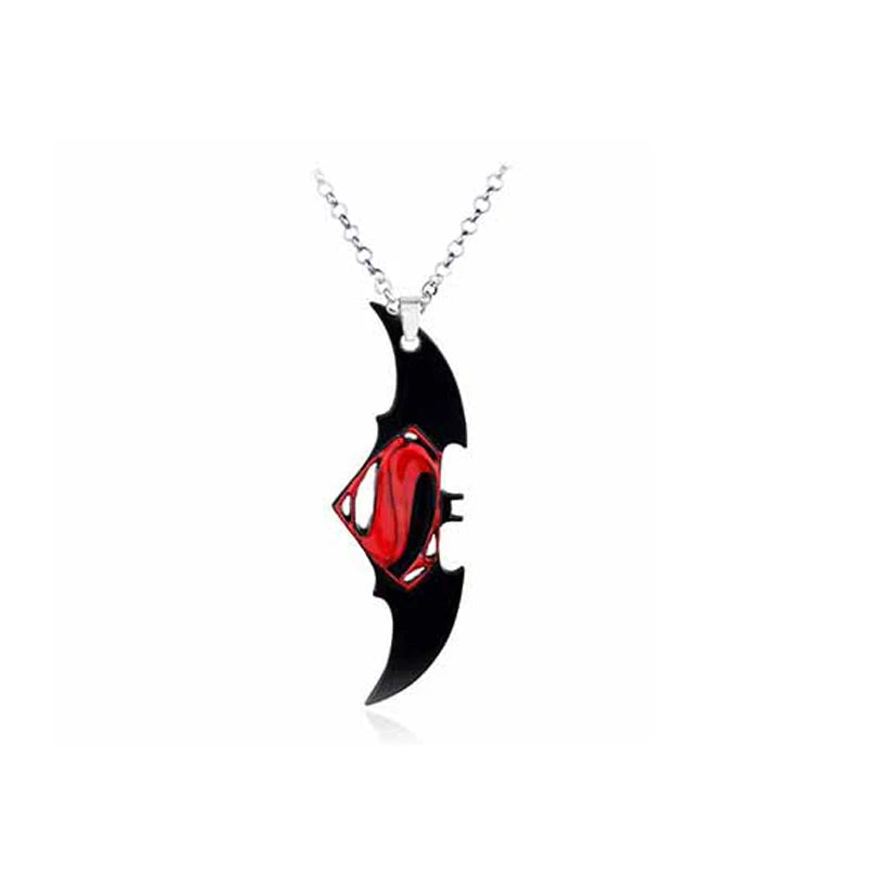 Collier Chauve Souris Noir Batman