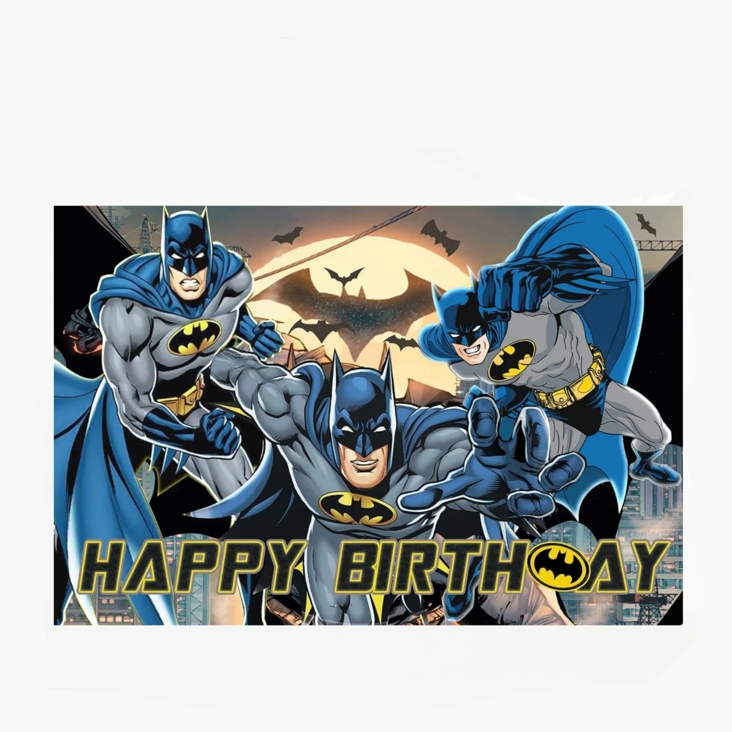 Toile D'anniversaire Batman