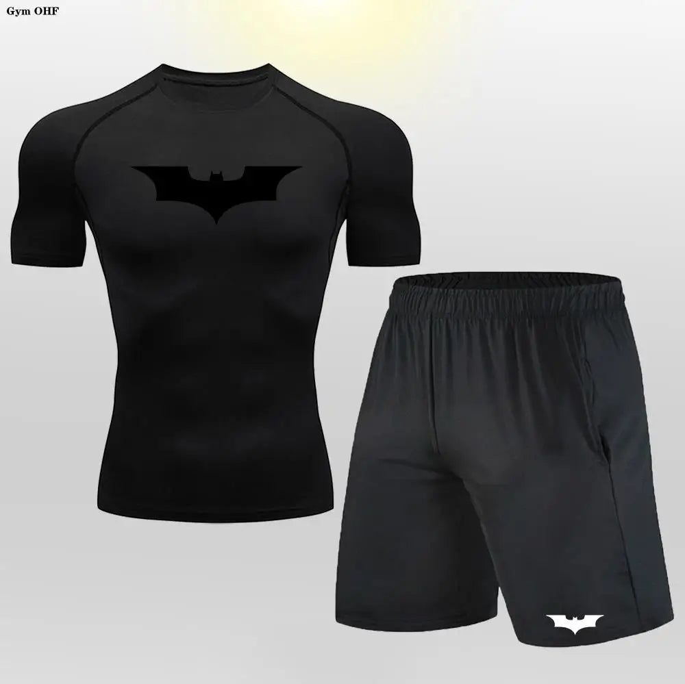 Ensemble Short et T-Shirt de Compression Batman