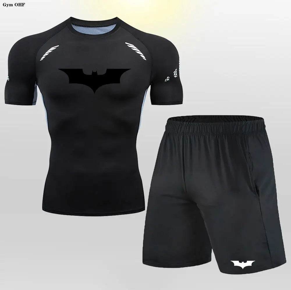 Ensemble Short et T-Shirt de Compression Batman