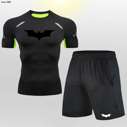 Ensemble Short et T-Shirt de Compression Batman