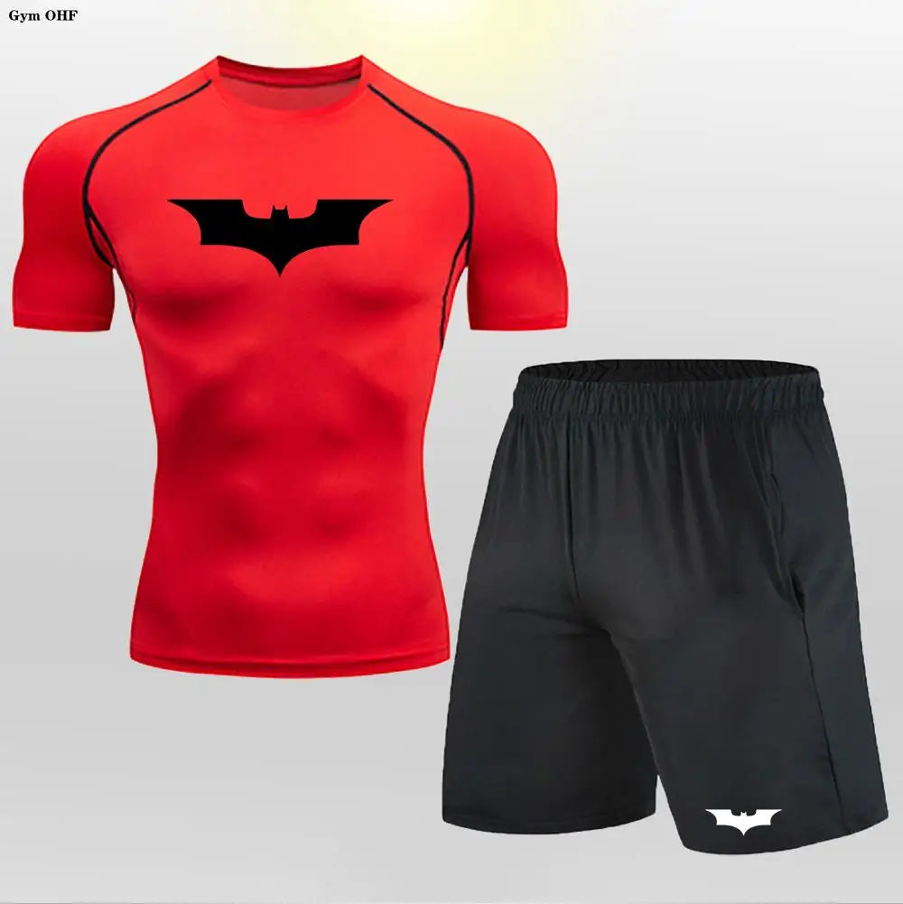 Ensemble Short et T-Shirt de Compression Batman