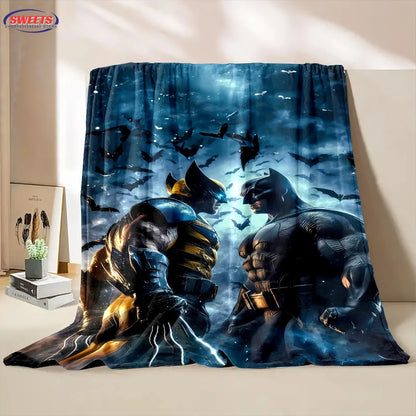 Couverture Plaid Batman Douce Flanelle