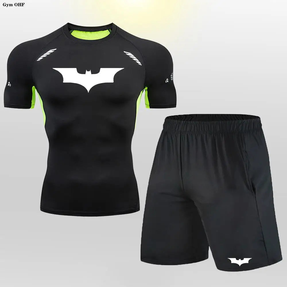 Ensemble Short et T-Shirt de Compression Batman