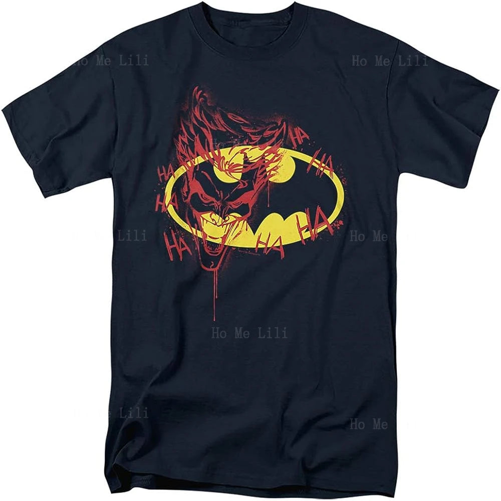 T-Shirt Batman et Joker "Hahaha"