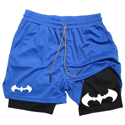 Short de Sport Double Couche Batman - Boutique Batman