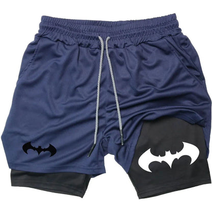 Short de Sport Double Couche Batman - Boutique Batman