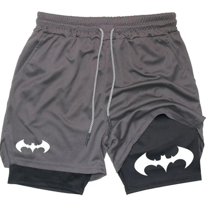 Short de Sport Double Couche Batman - Boutique Batman
