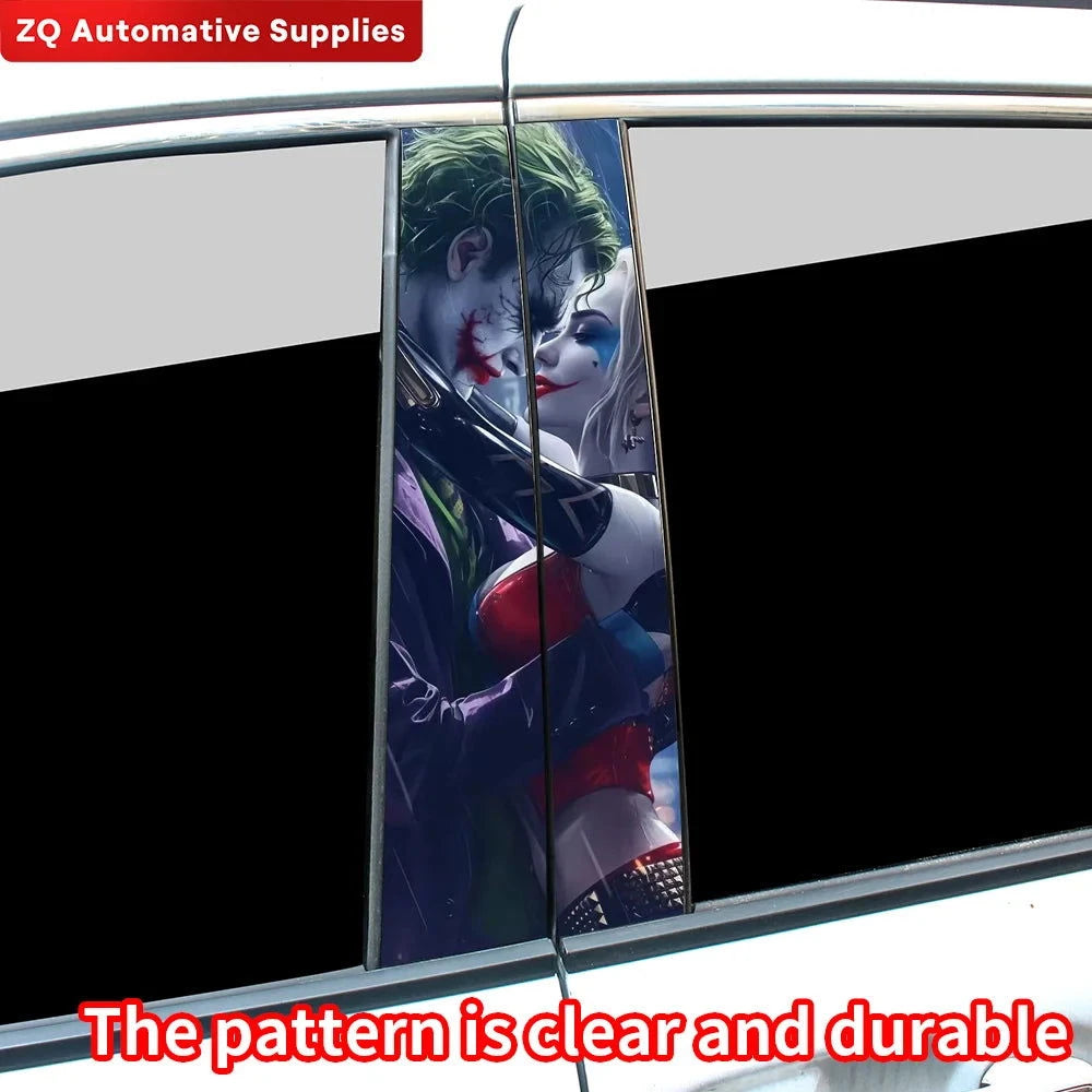 Stickers de Voiture Joket et Harley Quinn - Boutique Batman
