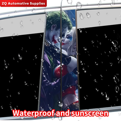 Stickers de Voiture Joket et Harley Quinn - Boutique Batman