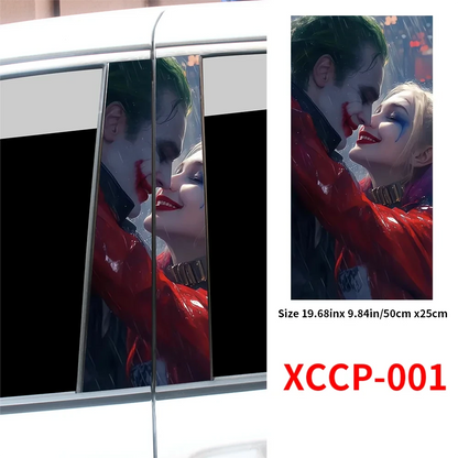 Stickers de Voiture Joket et Harley Quinn - Boutique Batman
