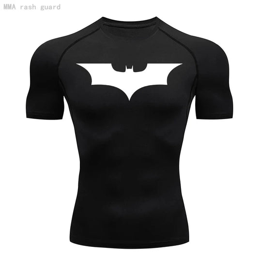 T-Shirt Manche Courte Compression Batman - Boutique Batman