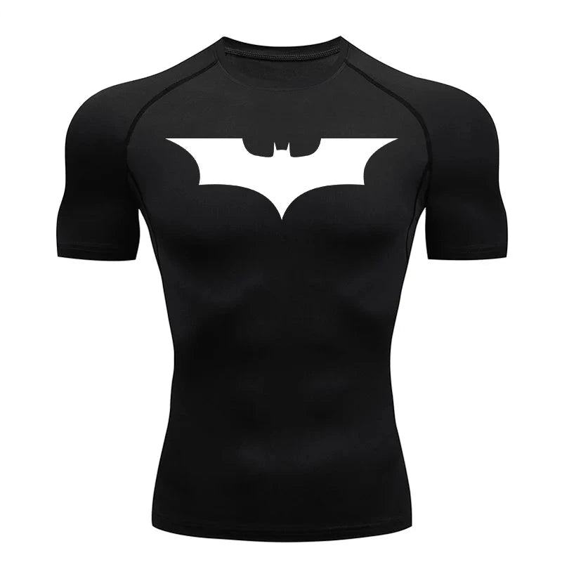 T-Shirt Manche Courte Compression Batman - Boutique Batman