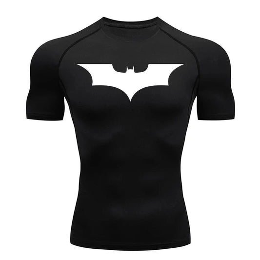 T-Shirt Manche Courte Compression Batman - Boutique Batman